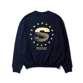 OWN YOUR GRID NAVY CREWNECK