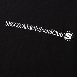 ATHLETIC SOCIAL CLUB BLACK TEE
