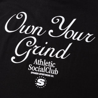 ATHLETIC SOCIAL CLUB BLACK TEE