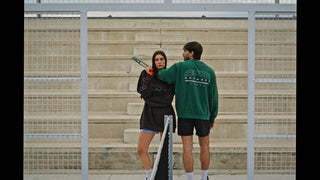 GREEN OFF COURT CREWNECK
