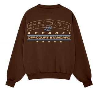 BLACK COFFEE OFF COURT CREWNECK